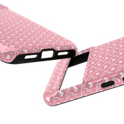 Pink Heart Pattern Tough Google Pixel Phone Case - Cute and Durable Protection