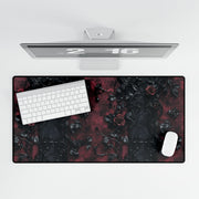 Gothic Rose Desk Mat - Elegant Workspace Accessory for Dark Aesthetic