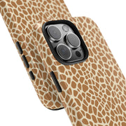 Giraffe Print Tough Phone Case for Animal Lovers