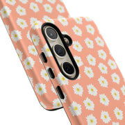 Daisy Pattern Tough Samsung Galaxy Phone Case - Floral Design for Stylish Protection