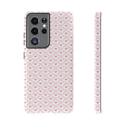 Stylish Samsung Galaxy Phone Case with Pink Ribbon Design