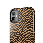 Wild Tiger Print Tough Phone Case – Durable Protection for Adventurers