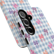 Cute Bow Pattern Tough Samsung Galaxy Phone Case - Stylish Protective Cover for Everyday Use