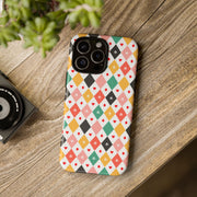 Colorful Playing Card Pattern Tough Case for iPhone
