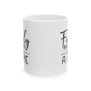 Family Makes This House a Home Ceramic Mug - 11oz/15oz - Perfect Gift for Family Gatherings and Home Decor