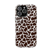 Giraffe Print Tough Phone Case - Stylish & Durable Protection for Animal Lovers