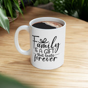 Family is the Heart of the Home Ceramic Mug - 11oz & 15oz