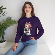 Cute Gaming Crewneck Sweatshirt - Candy Gamer Design