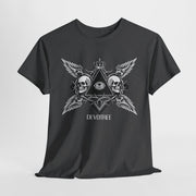 Devotree Skull Wings Unisex Heavy Cotton Tee - Edgy Graphic T-Shirt for Alternative Lifestyle