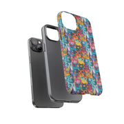 Playful Cat iPhone Case - Tough & Colorful Design