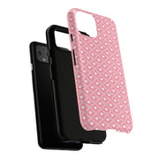 Pink Heart Pattern Tough Google Pixel Phone Case - Cute and Durable Protection