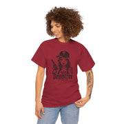 Devotree Unisex Heavy Cotton Tee - Edgy Tattooed Woman Design