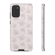 Floral Tough Samsung Galaxy Phone Case - Durable Design for Nature Lovers