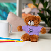 Cute Stuffed Animal with 'Love You' Tee - Perfect Gift for Kids and Beloved Ones