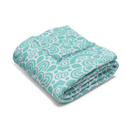 Cozy Floral Arctic Fleece Blanket for Home Decor