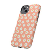 Floral Tough Phone Case with Daisy Design