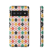 Colorful Diamond Pattern Google Pixel Phone Case - Tough Cases