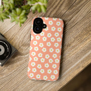 Floral Tough Phone Case with Daisy Design