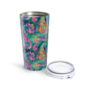 Vibrant Paisley Design Tumbler 20oz - Colorful Travel Mug for Hot & Cold Beverages