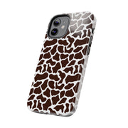 Giraffe Print Tough Phone Case - Stylish & Durable Protection for Animal Lovers