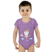 Cute Unicorn Space Adventure Infant Bodysuit - Baby Onesie for Newborns