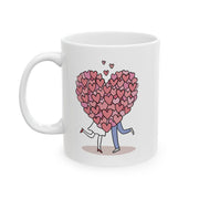 Whimsical Tree Hugger Ceramic Mug - 11oz & 15oz