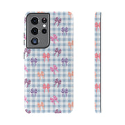 Cute Bow Pattern Tough Samsung Galaxy Phone Case - Stylish Protective Cover for Everyday Use