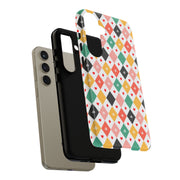 Colorful Hearts Samsung Galaxy Phone Case - Stylish Tough Cases for Everyday Protection