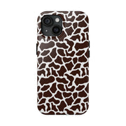 Giraffe Print Tough Phone Case - Stylish & Durable Protection for Animal Lovers