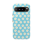 Daisy Floral Tough Phone Case - Durable Protection for Your Device