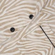 Elegant Zebra Print Women's Satin Pajamas - Luxurious Loungewear for Relaxation