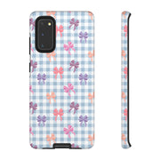 Cute Bow Pattern Tough Samsung Galaxy Phone Case - Stylish Protective Cover for Everyday Use