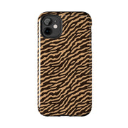 Wild Tiger Print Tough Phone Case – Durable Protection for Adventurers