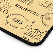Motivational Desk Mat for Entrepreneurs - Business Ideas & Planning Design