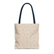 Elegant Floral Pattern Tote Bag - Eco-Friendly Shopping Bag for All Occasions
