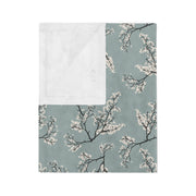 Cozy Floral Velveteen Microfiber Blanket - Perfect for Home Decor & Gifting