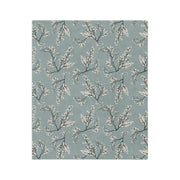 Cozy Floral Velveteen Microfiber Blanket - Perfect for Home Decor & Gifting