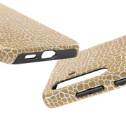 Stylish Tough Phone Case with Trendy Giraffe Pattern