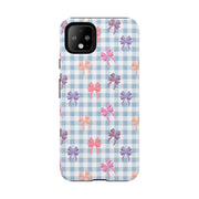 Bow-Patterned Google Pixel Phone Case - Stylish Protection for Your Device
