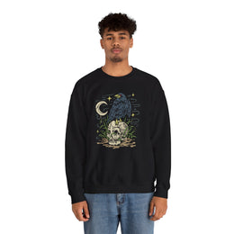 Mystical Raven Crewneck Sweatshirt - Unisex Heavy Blend™