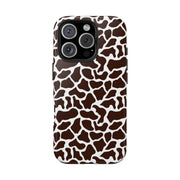 Giraffe Print Tough Phone Case - Stylish & Durable Protection for Animal Lovers