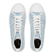 Floral Print Women's High Top Sneakers - Stylish & Comfortable Footwear