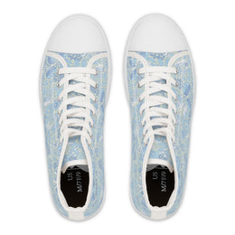 Floral Print Women's High Top Sneakers - Stylish & Comfortable Footwear