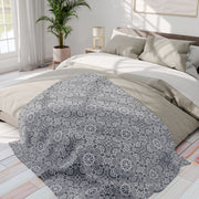 Cozy Floral Arctic Fleece Blanket | Soft & Warm Throw for Home Decor
