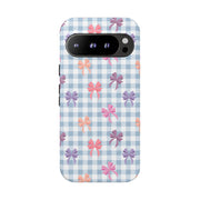 Bow-Patterned Google Pixel Phone Case - Stylish Protection for Your Device