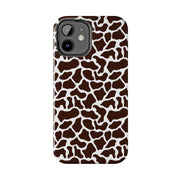 Giraffe Print Tough Phone Case - Stylish & Durable Protection for Animal Lovers