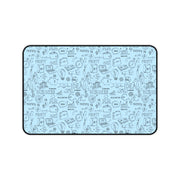 Inspirational Business Desk Mat - Idea, Profit & Growth Design