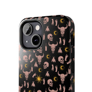 Gothic Skull Tough Phone Case - Durable Design for Alternative Style Lovers