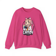 Cute Gaming Crewneck Sweatshirt - Candy Gamer Design