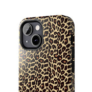 Leopard Print Tough Phone Case - Stylish & Durable Protection for Your Device